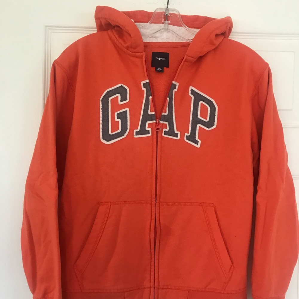 GAP kids zip up sweater with hoodie